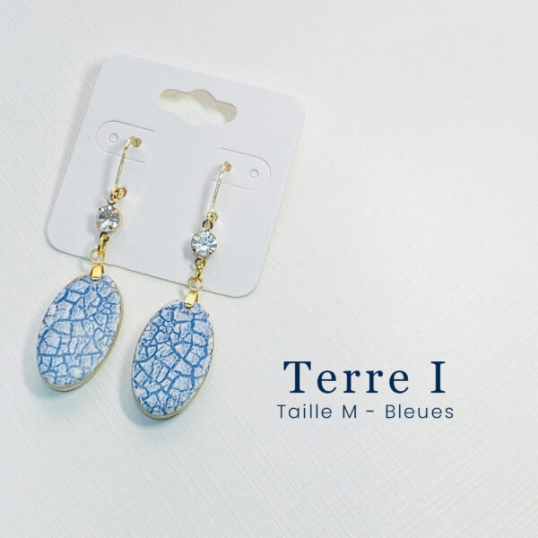 Boucles Terre I - Taille M - Bleues